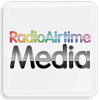 The Radio Airtime Media, in rainbow text.