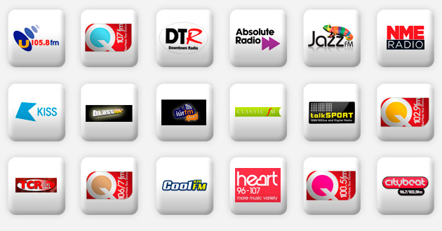 a selection of northern ireland radio stations