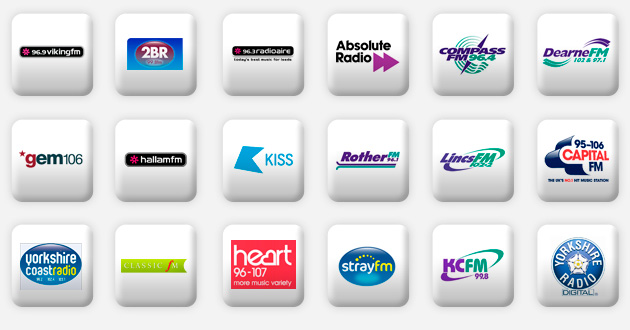 a selection of yorkshire radio stations
